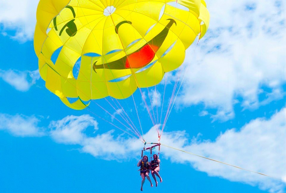 parachute ascensionnel Villefranche sur mer st jean Base nautique